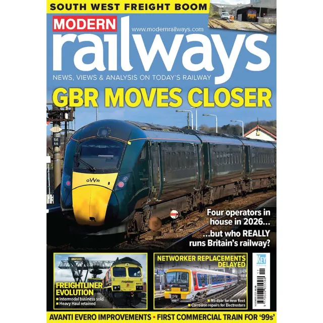 Modern Railways november 2025 tidning järnväg Storbritannien
