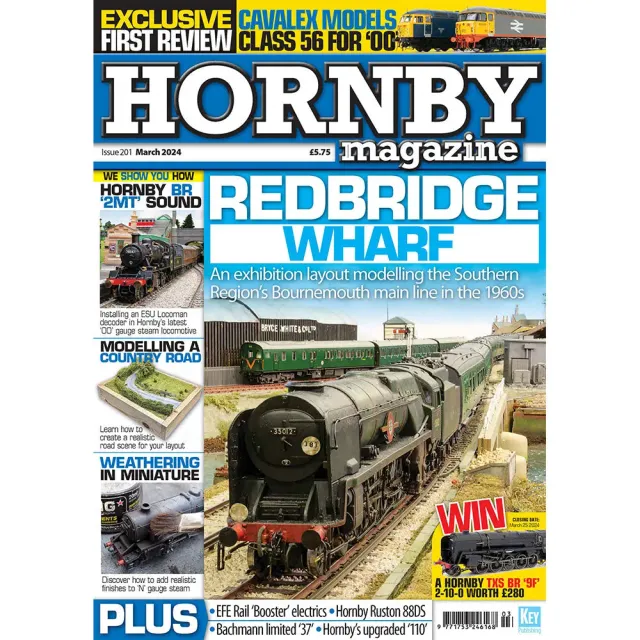 Hornby Magazine tidning mars 2024 lösnummer modelljärnväg