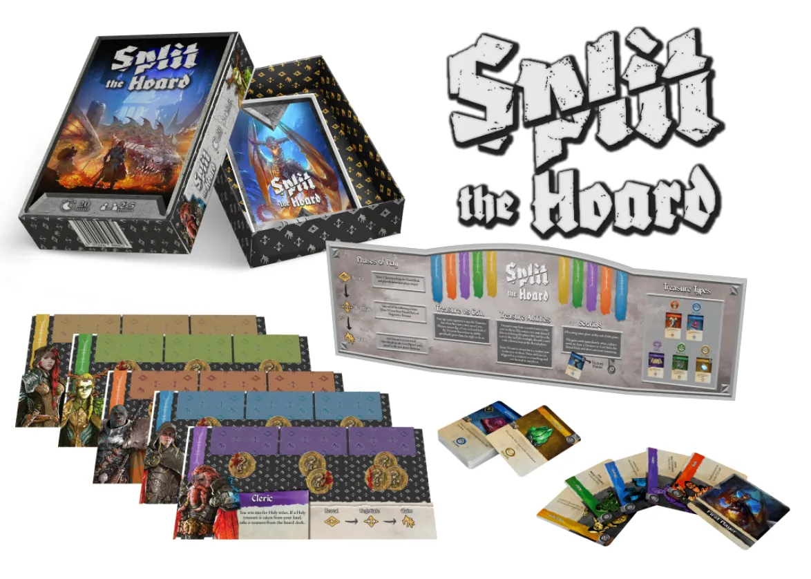 EN Publishing Split the Hoard kortspel 2-5 spelare skatt