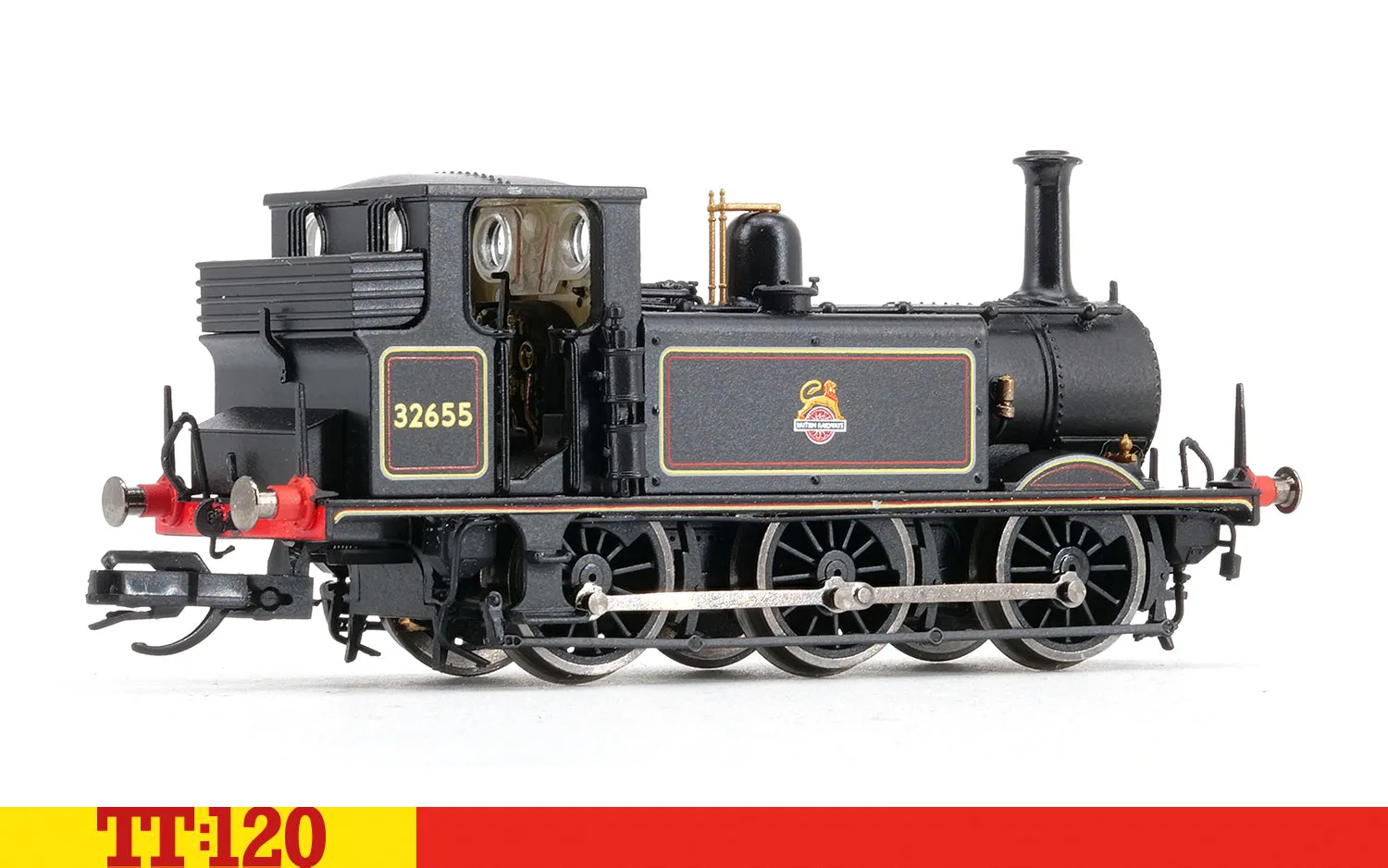 Hornby TT:120 BR Terrier 0-6-0T 32655 ånglok