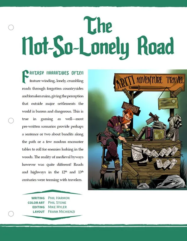 EN Publishing EONS The Not So Lonely Road rollspel PDF resor