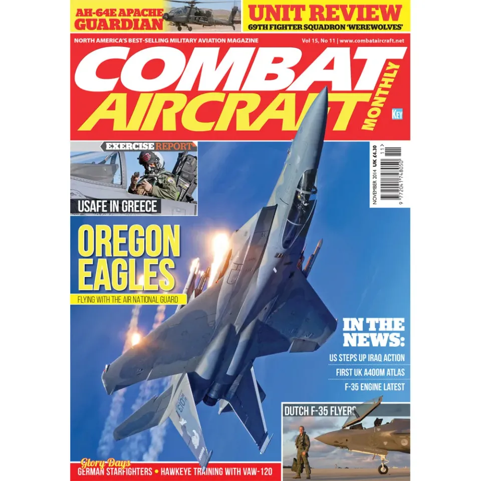 Combat Aircraft Journal November 2014 tidning flygvapen