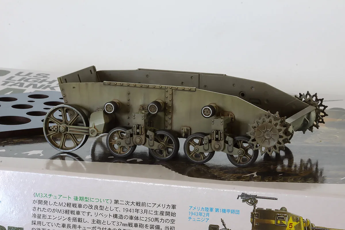 Rossagraph QuickWheel QW-217 M3 Stuart målningsmask Tamiya