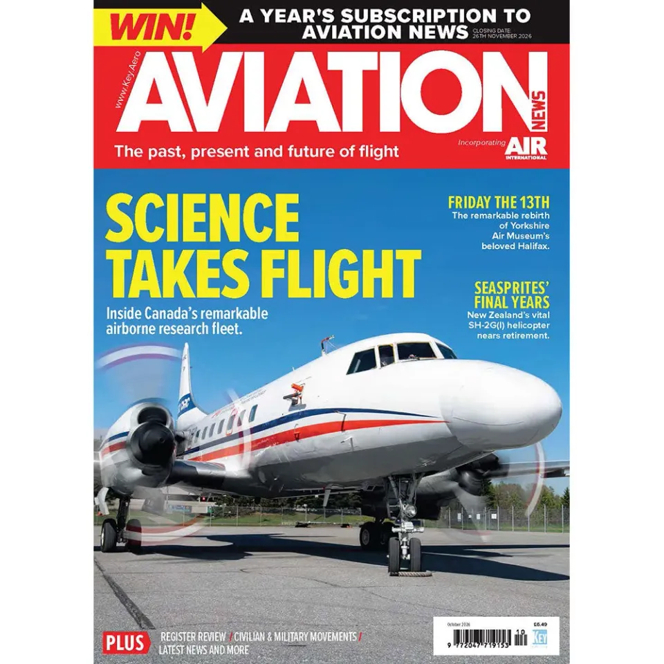 Aviation News oktober 2026 tidning – flyghistoria