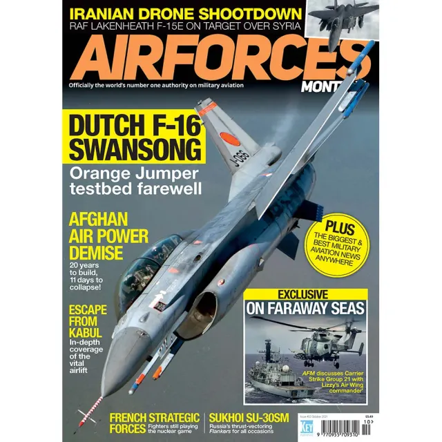 AirForces Monthly oktober 2021 tidning lösnummer Kabul