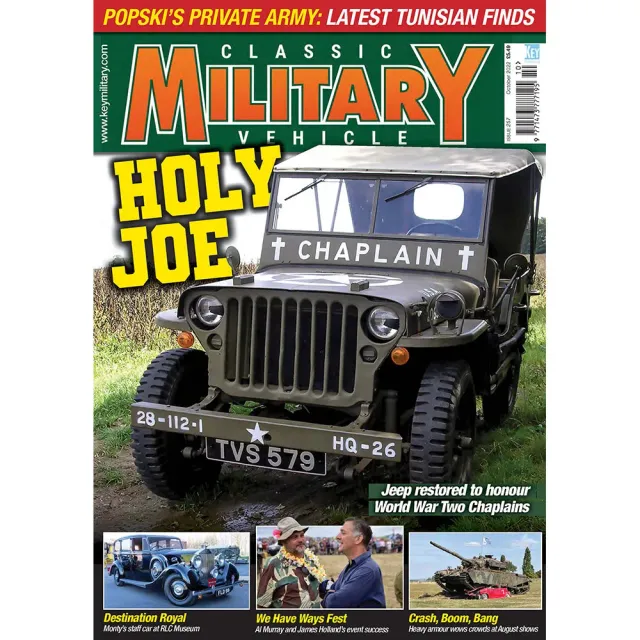 Classic Military Vehicle October 2022 tidning militärfordon