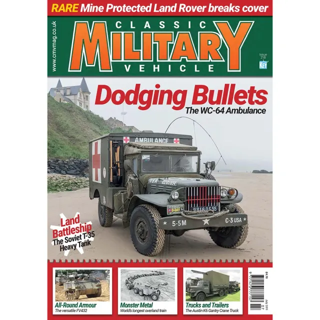 Classic Military Vehicle juli 2019 tidning lösnummer pansarfordon