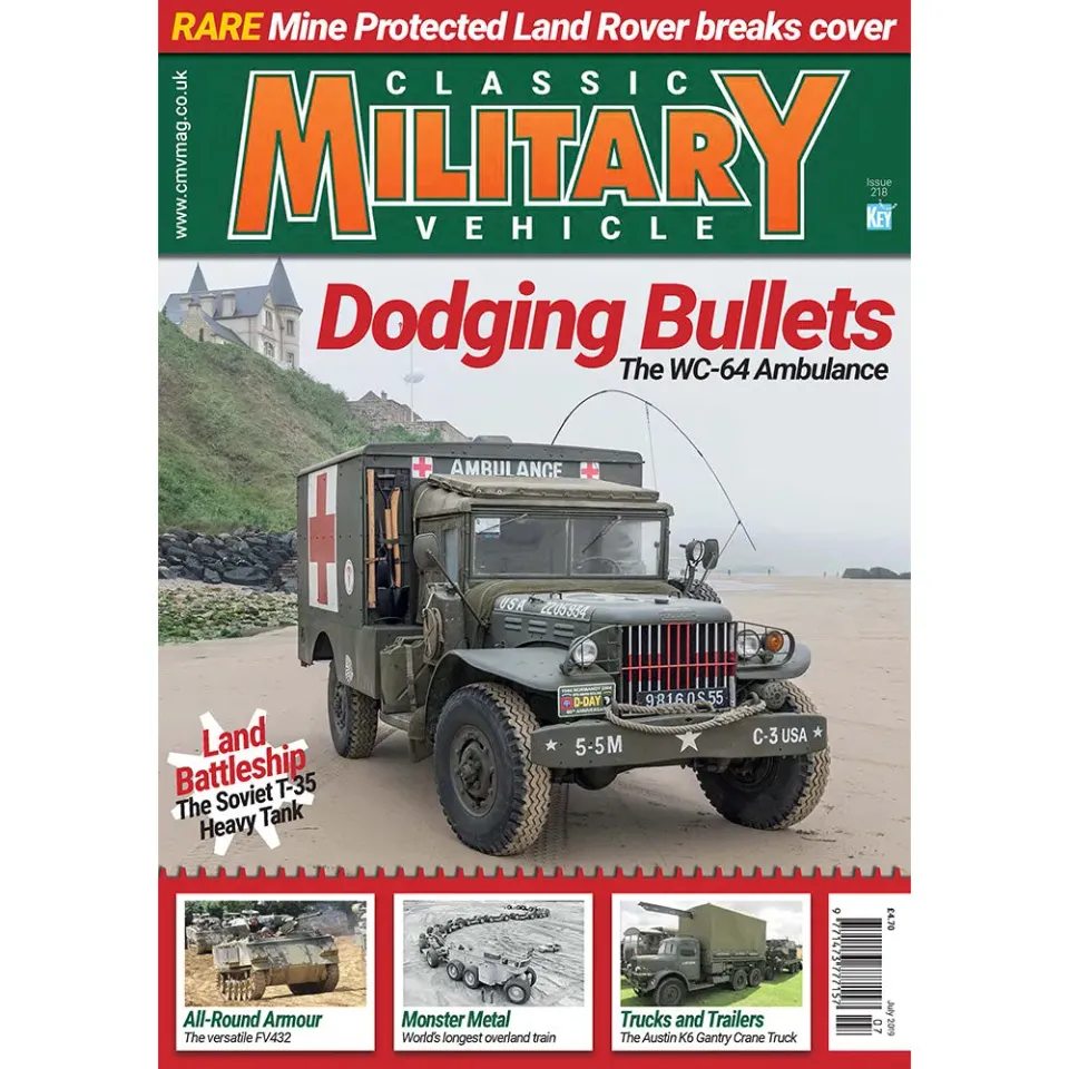 Classic Military Vehicle juli 2019 tidning lösnummer pansarfordon