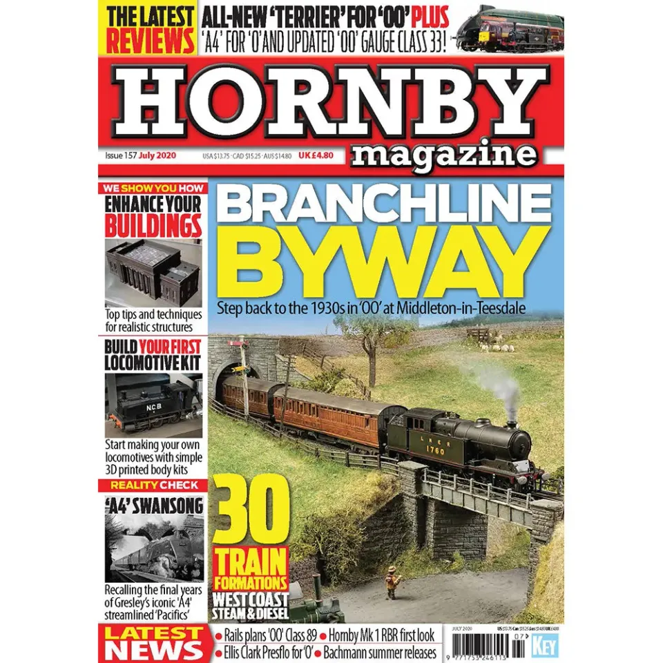 Hornby Magazine juli 2020 tidning 156 sidor modelljärnväg