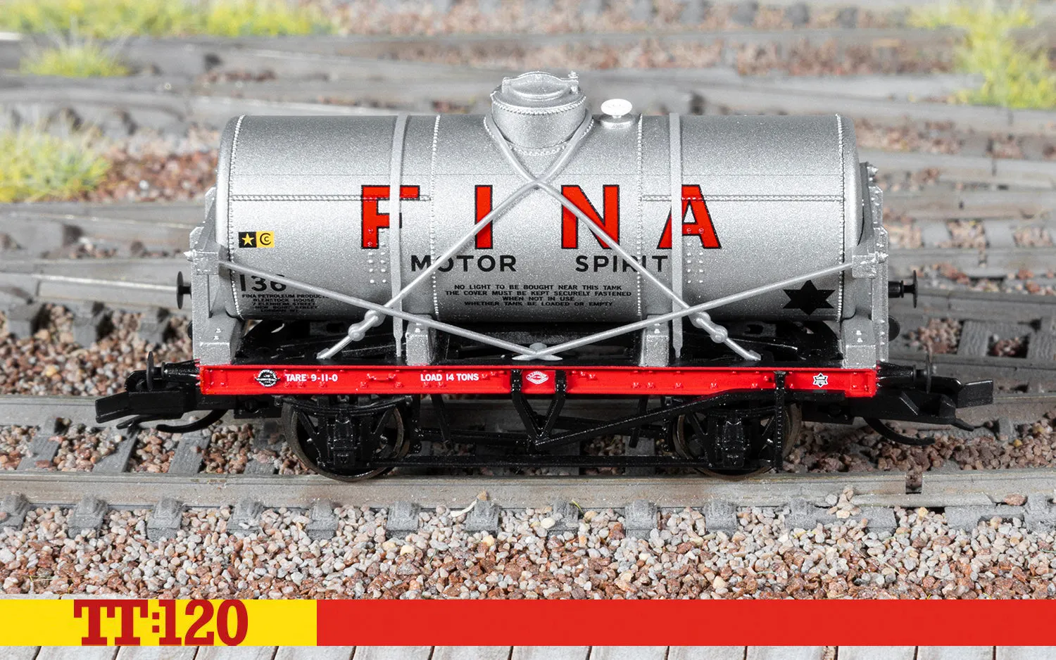 Hornby TT:120 Fina 12ton tankvagn 136 modellvagn