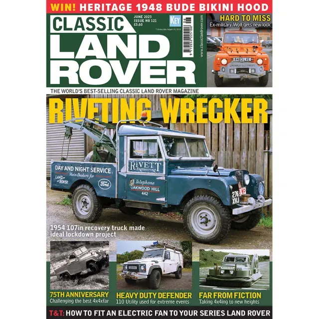 Classic Land Rover juni 2023 tidning Wolf Defender 4x4