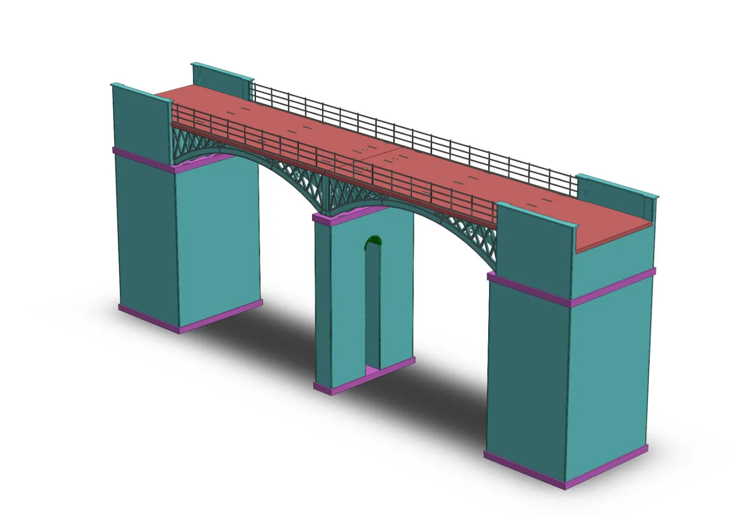 Key Model World TT:120 Outwood Viaduct byggsats dubbelbåge