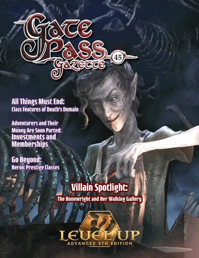 EN Publishing Gate Pass Gazette 45 rollspelstidning softcover prestige