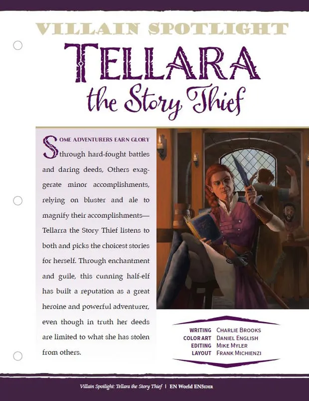 EN Publishing Villain Spotlight Tellara rollspel PDF