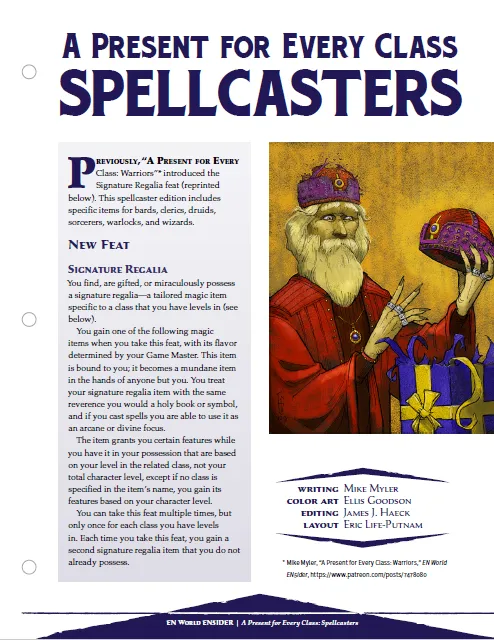 EN Publishing A Present for Every Class Spellcasters pdf D&D 5e