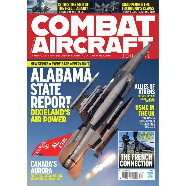 Combat Aircraft Journal juli 2021 tidning militärflyg