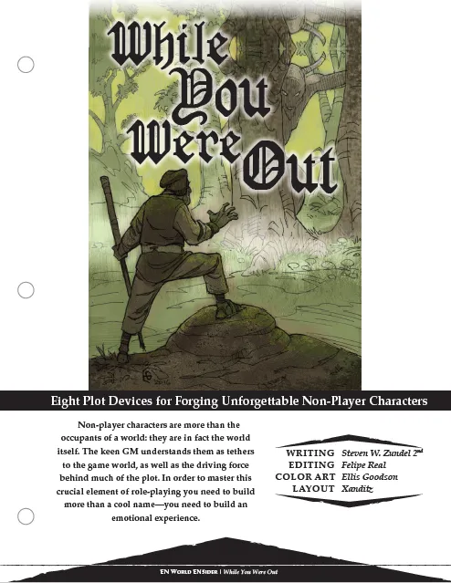 EN Publishing While You Were Out SLP-guide PDF 5e