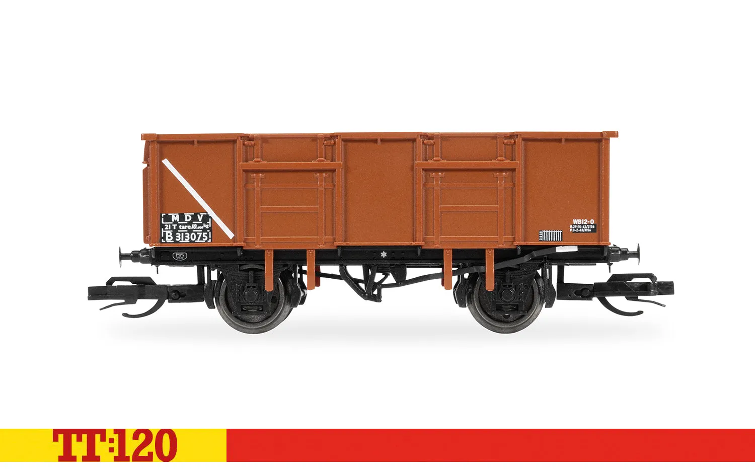 Hornby TT:120 BR 21 ton mineralvagn modellvagn 3-pack bauxit