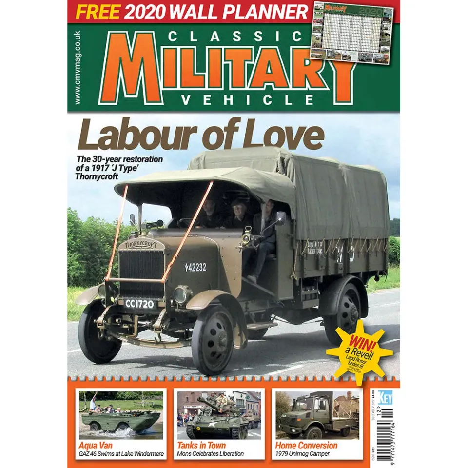 Classic Military Vehicle dec 2019 tidning militär