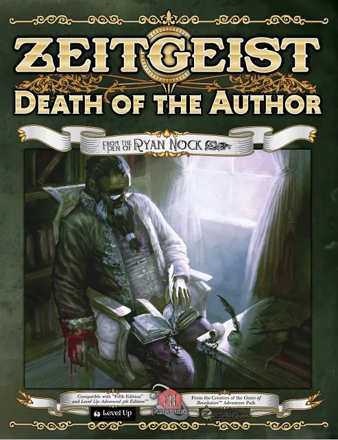 EN Publishing Zeitgeist Death of the Author äventyr PDF nivå 3
