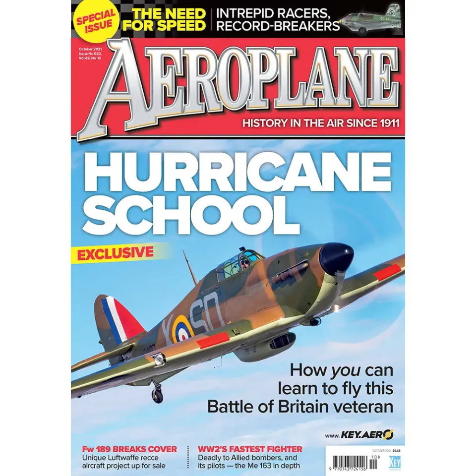 Aeroplane Monthly oktober 2021 tidning back issue flyghistoria
