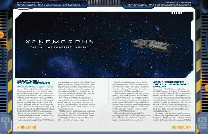 EN Publishing Xenomorphs Fall of Somerset Landing bok + PDF