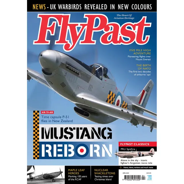 FlyPast april 2024 tidning Mustang P-51D