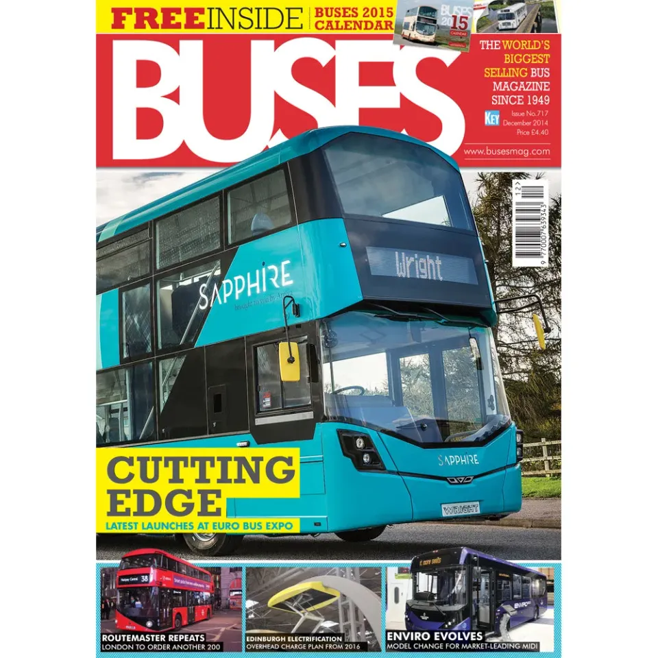 Buses Magazine December 2014 tidning lösnummer buss