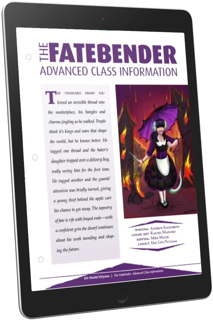 EN Publishing Fatebender Advanced Class klass PDF D&D 5e
