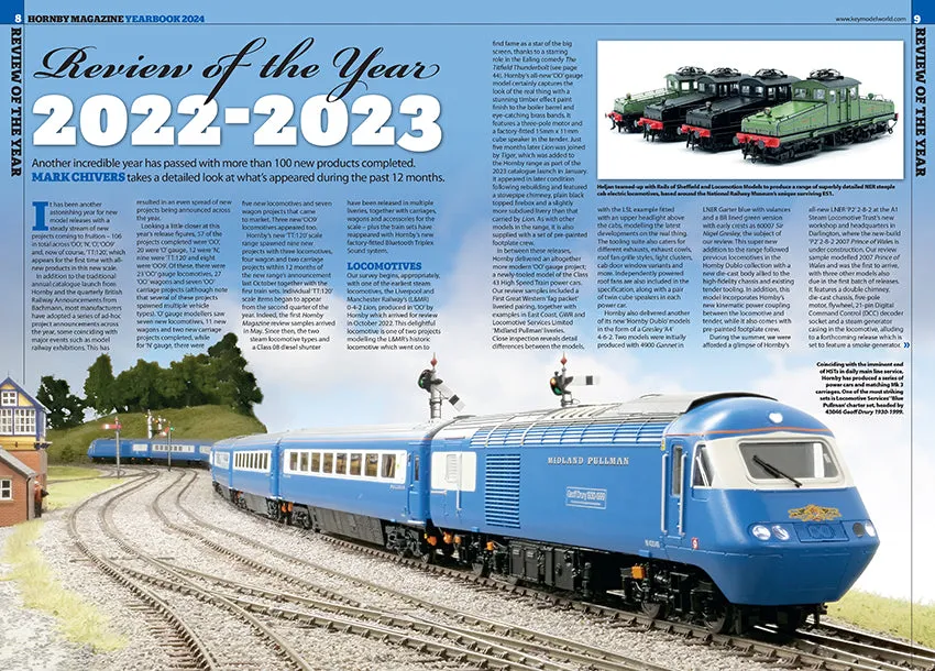 Hornby Magazine Yearbook 16 2024 inbunden bok modelljärnväg