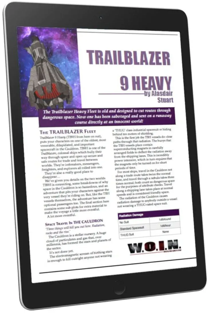 EN Publishing WOIN Trailblazer 9 Heavy äventyr PDF rymd