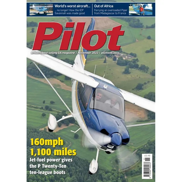 Pilot Magazine November 2022 tidning allmänflyg