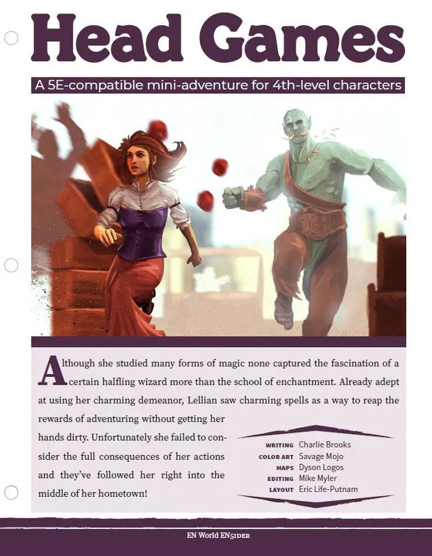 EN Publishing Mini-Adventure Head Games äventyr PDF nivå 4
