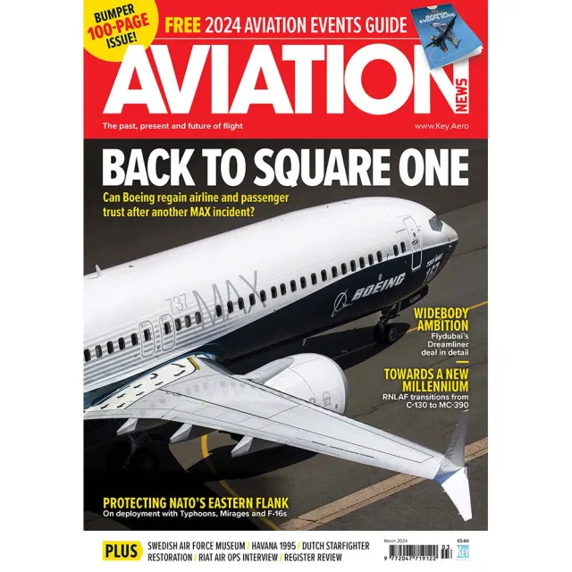 Aviation News mars 2024 tidning Boeing MAX