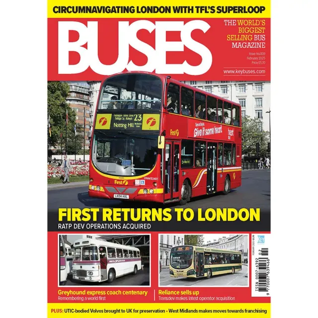 Buses februari 2025 tidning Superloop London