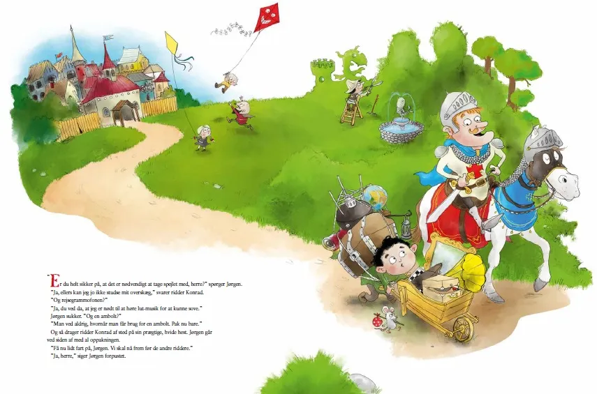 ABC Forlag Væbner Jørgen och dragen bok barnbok