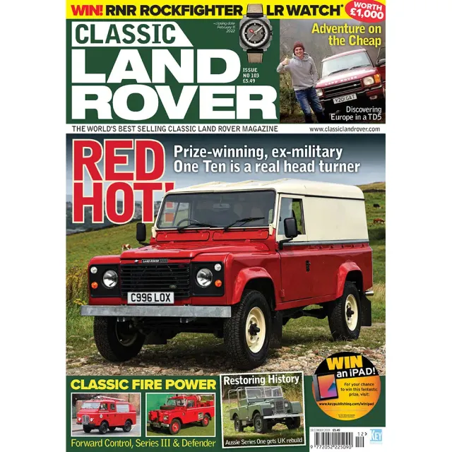 Classic Land Rover december 2021 tidning renovering