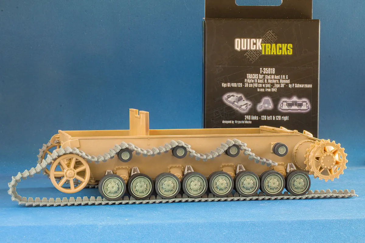 Rossagraph QuickTracks T-35018 band StuG III Panzer IV 1/35
