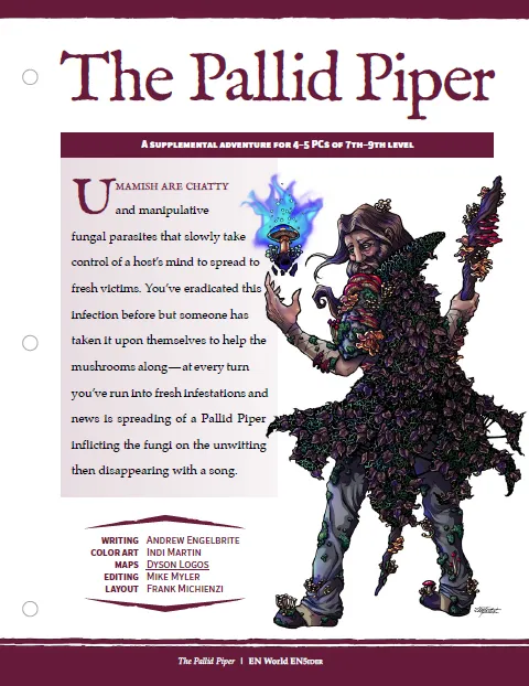 EN Publishing Pallid Piper äventyr PDF nivå 7-9