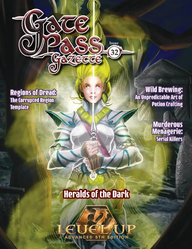 Level Up Gate Pass Gazette 32 rollspelstidning PDF herald
