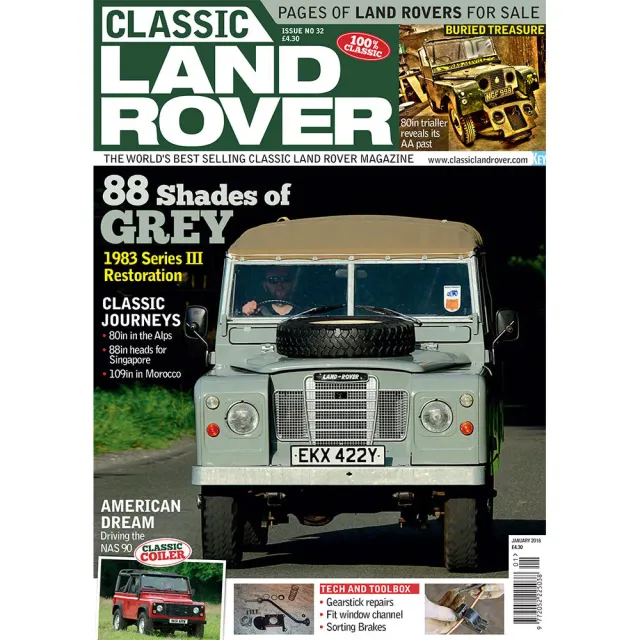 Classic Land Rover januari 2016 tidning Series III