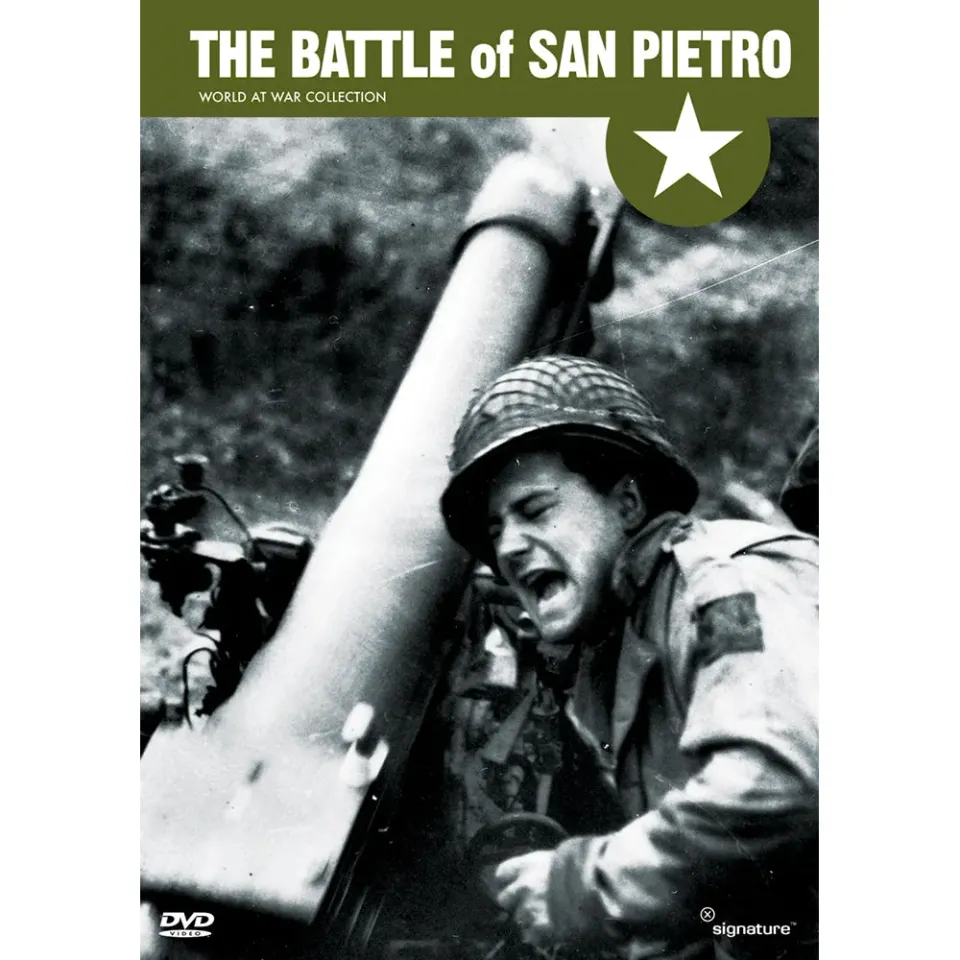 The Battle of San Pietro DVD krigsfilm Italien