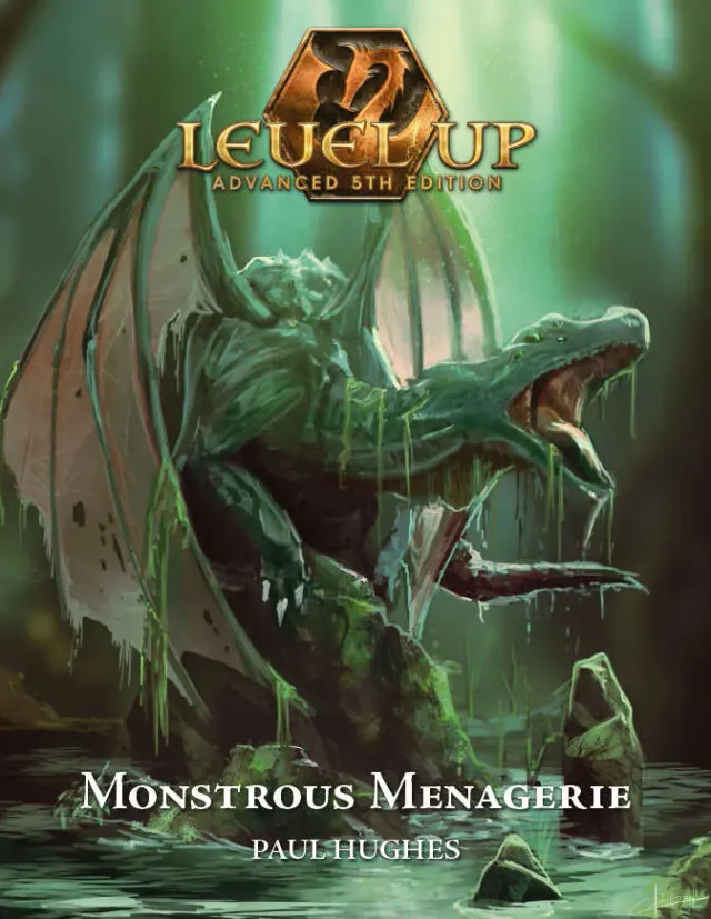EN Publishing Level Up Monstrous Menagerie rollspelsbok inbunden+PDF 600 monster
