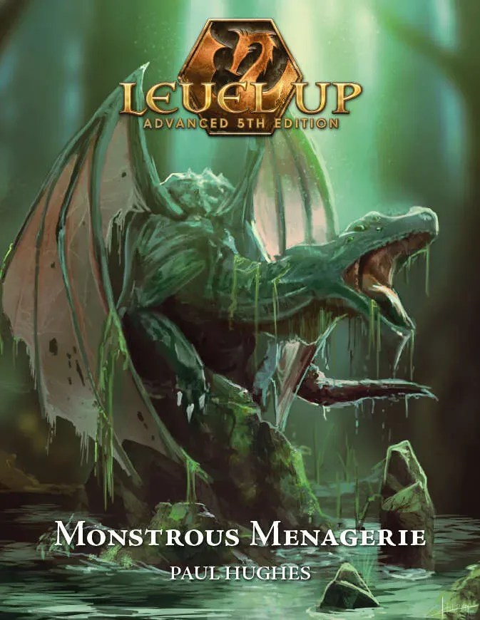 EN Publishing Level Up Monstrous Menagerie rollspelsbok inbunden+PDF 600 monster