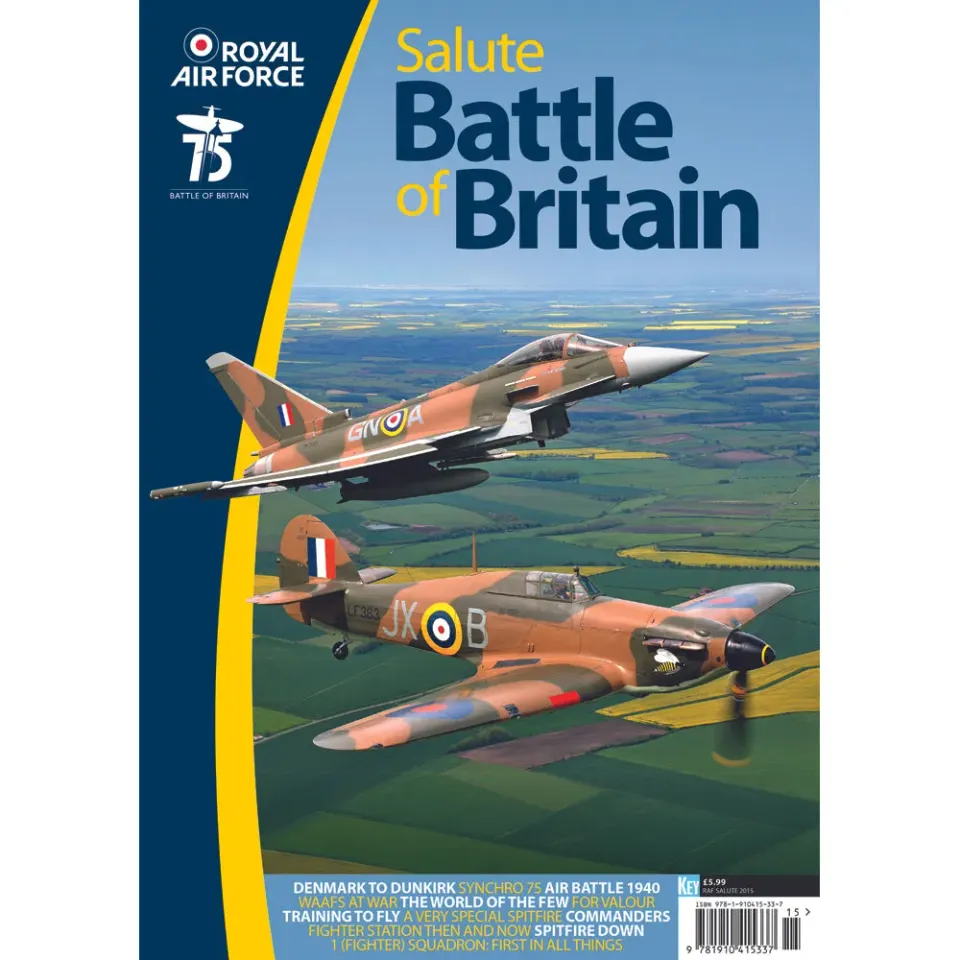 RAF Salute Battle of Britain tidning 100 sidor jubileumsnummer