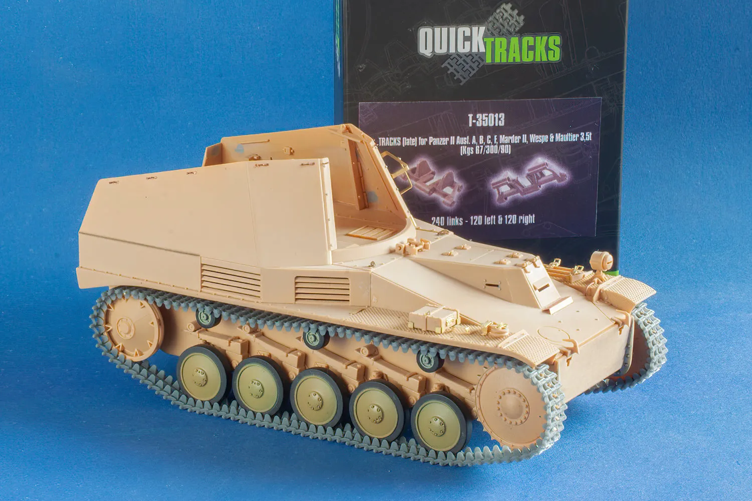 Rossagraph QuickTracks T-35013 larvband Panzer II 1:35