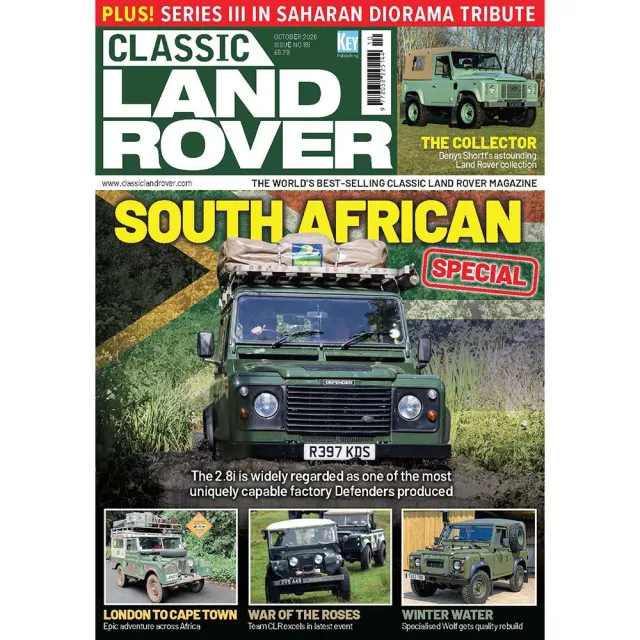 Classic Land Rover oktober 2026 tidning Defender