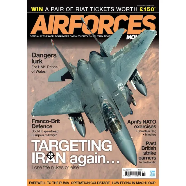 AirForces Monthly juni 2025 tidning lösnummer flyg