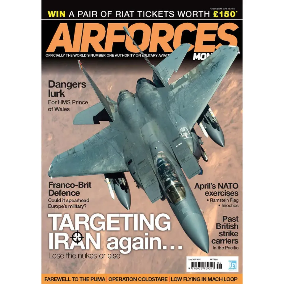 AirForces Monthly juni 2025 tidning lösnummer flyg