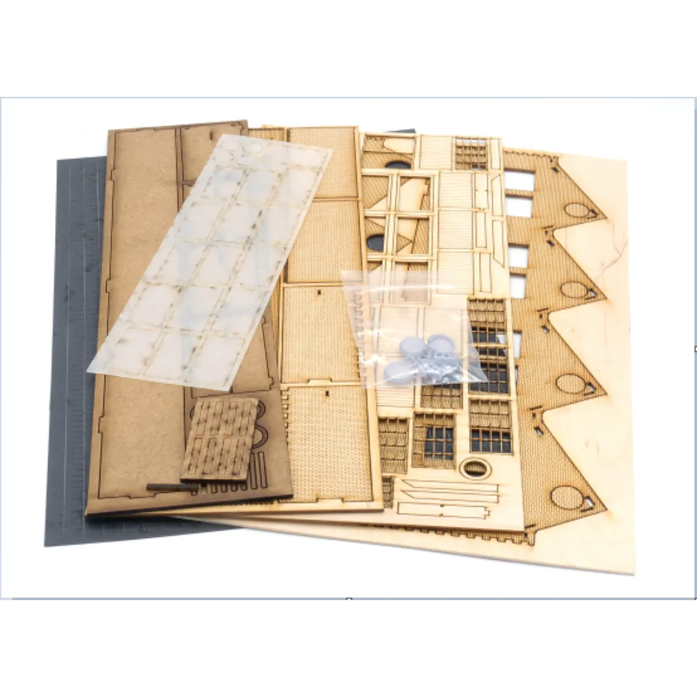 PJM Models North Light four-bay byggsats OO fabrik
